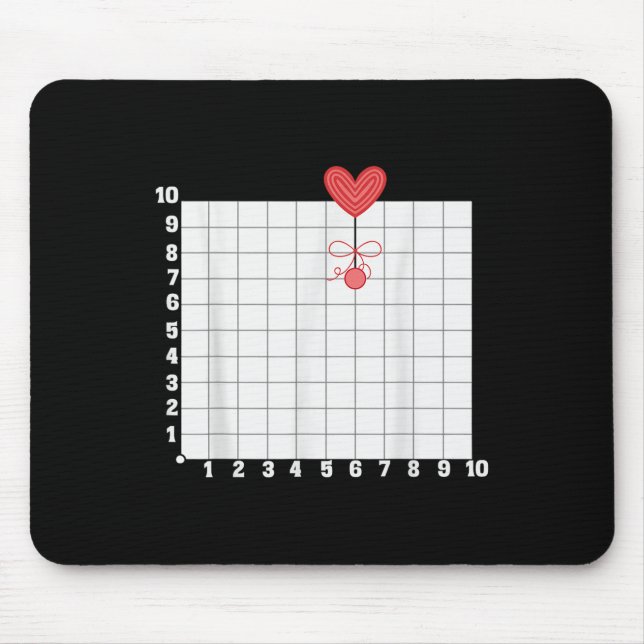 Koordinate Sechs Sieben Trendy 6 7endy Retro Groov Mousepad (Vorne)