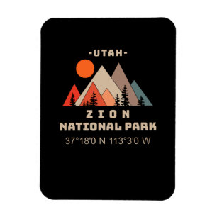 Koordinaten des Zion-Nationalparks Magnet