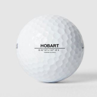 Koordinaten Hobart Golfball