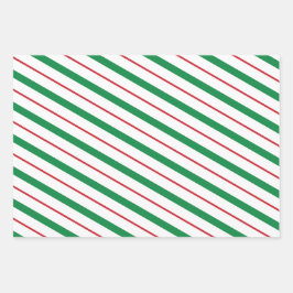 Koordination des Weihnachtswrapping-Papiers Geschenkpapier Set