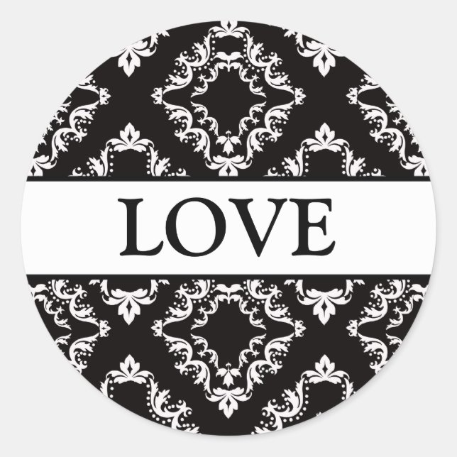 Koordination von Damaskus-Umschlag Aufklebern Runder Aufkleber (Vorderseite)