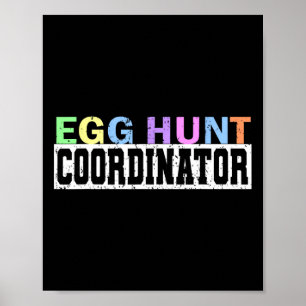 Koordinator der Eierjagd- Party-Jagd Vater Mama un Poster