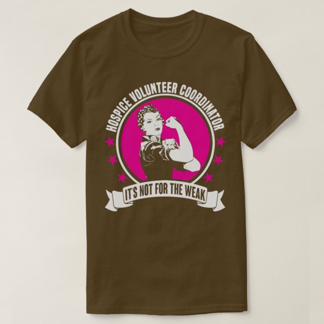 Koordinator des Hospice Volunteer 6 T-Shirt (Design vorne)