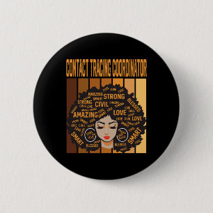 Koordinator für Kontaktverfolgung Black History Mo Button