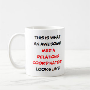 Koordinator für Medienbeziehungen, phantastisch Kaffeetasse