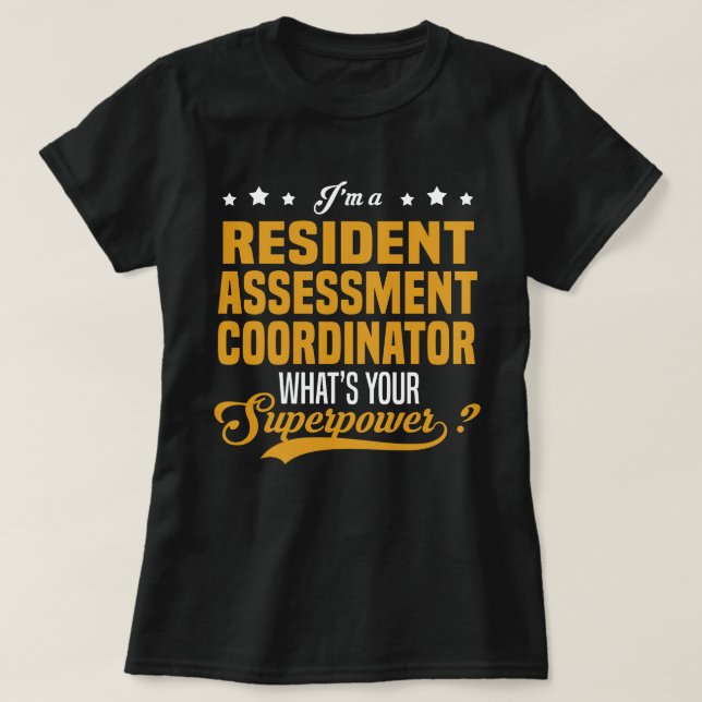 Koordinator für örtliche Bewertung T-Shirt (Design vorne)