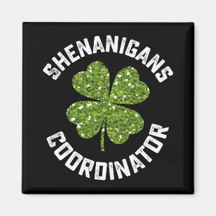 Koordinator von Schabernack Lustiger St. Patrick's Magnet