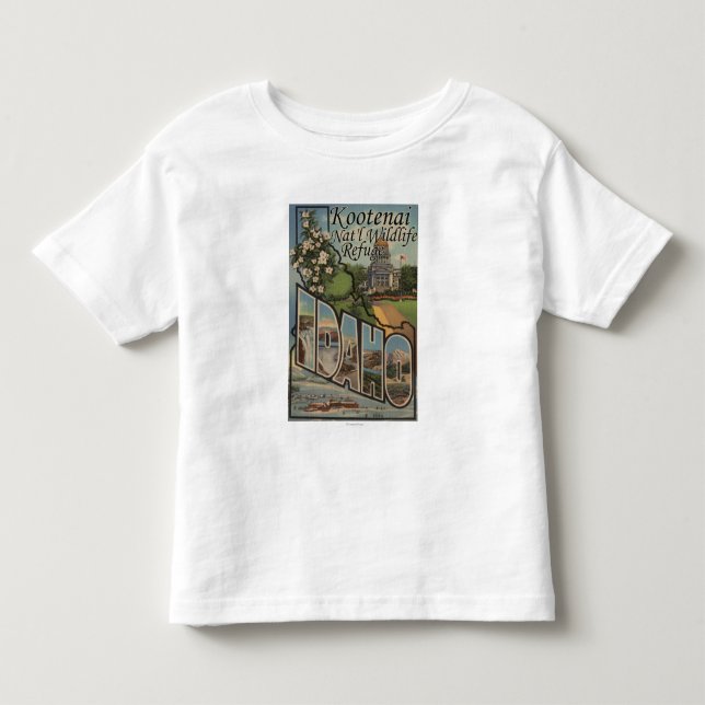 Kootenai nationales Schutzgebiet, Identifikation Kleinkind T-shirt (Vorderseite)