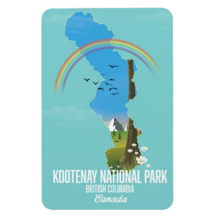 Kootenay, Kootenay Nationalpark Kanada Magnet