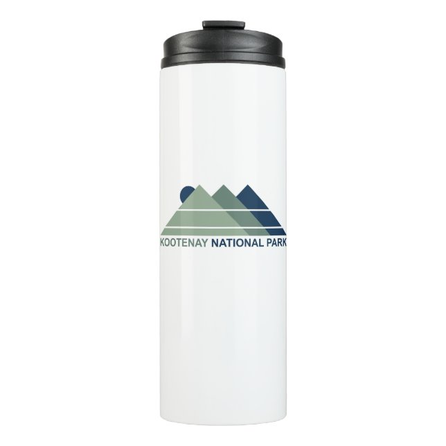 Kootenay National Park Mountain Sun Thermosbecher (Vorderseite)