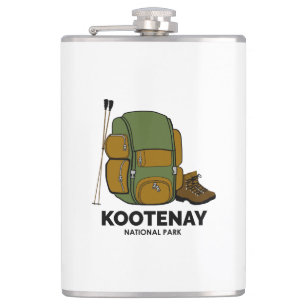 Kootenay-Nationalpark-Backpack Flachmann
