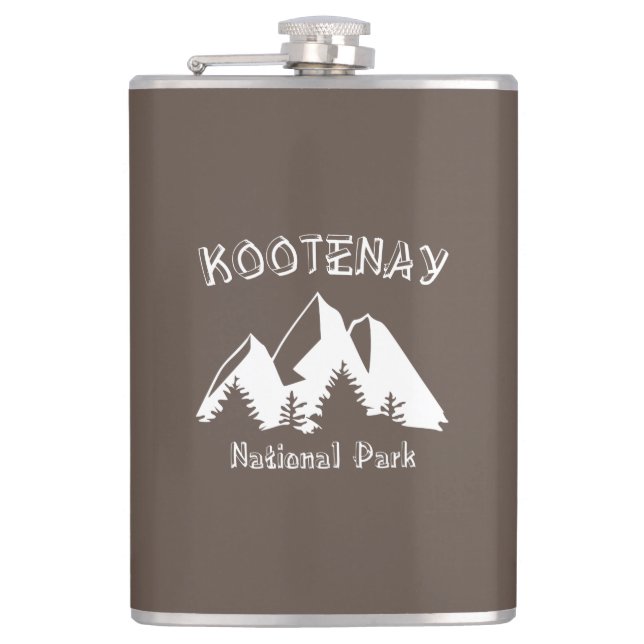 Kootenay-Nationalpark Flachmann (Vorderseite)