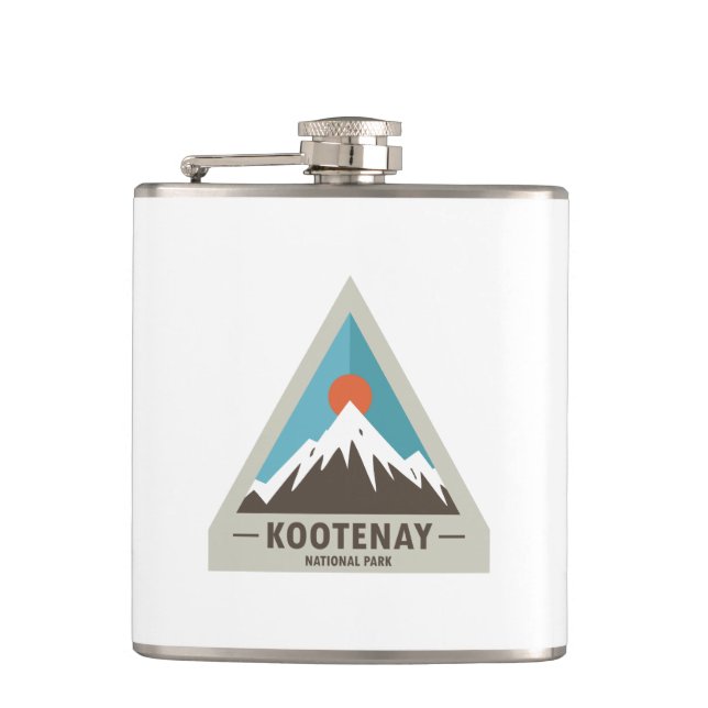 Kootenay-Nationalpark Flachmann (Vorderseite)