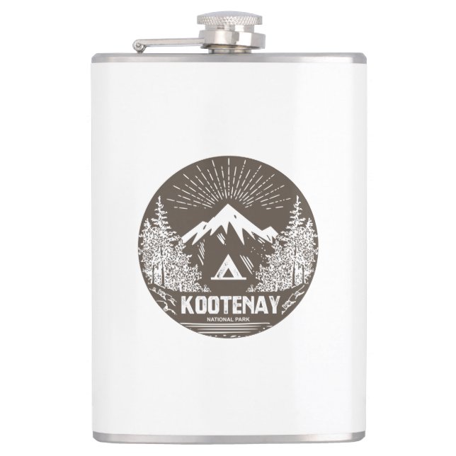 Kootenay-Nationalpark Flachmann (Vorderseite)