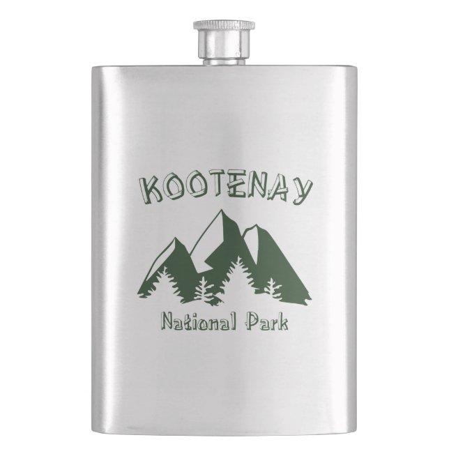 Kootenay-Nationalpark Flachmann (Vorderseite)