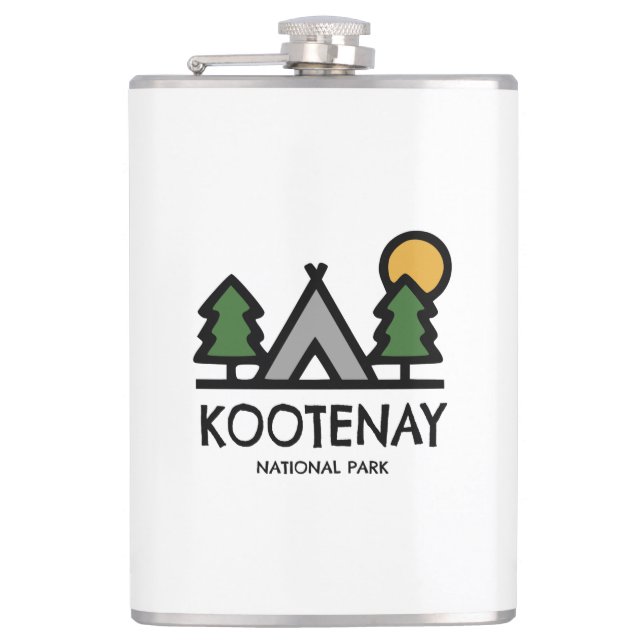 Kootenay-Nationalpark Flachmann (Vorderseite)