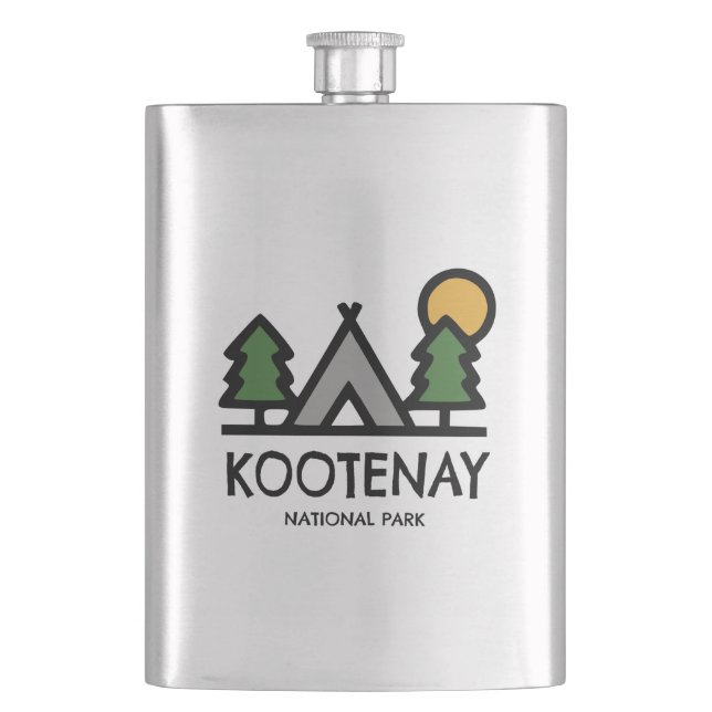 Kootenay-Nationalpark Flachmann (Vorderseite)