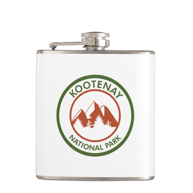 Kootenay-Nationalpark Flachmann (Vorderseite)