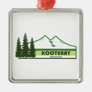 Kootenay-Nationalpark Green Stripes Ornament Aus Metall