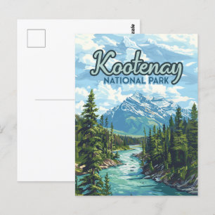 Kootenay-Nationalpark Kanada British Columbia Postkarte