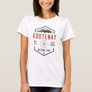 Kootenay Nationalpark Kanada Vintag erschüttert T-Shirt