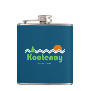 Kootenay Nationalpark Retro Flachmann