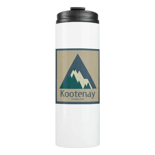 Kootenay-Nationalpark Rustikal Thermosbecher (Vorderseite)