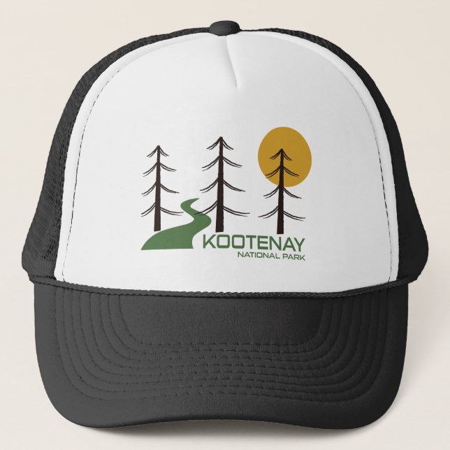 Kootenay Nationalparkweg Truckerkappe (Vorderseite)