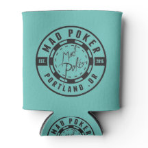 Koozie-Logo für den MAD-Poker