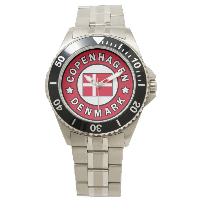 Kopenhagen Dänemark Armbanduhr (Vorderseite)