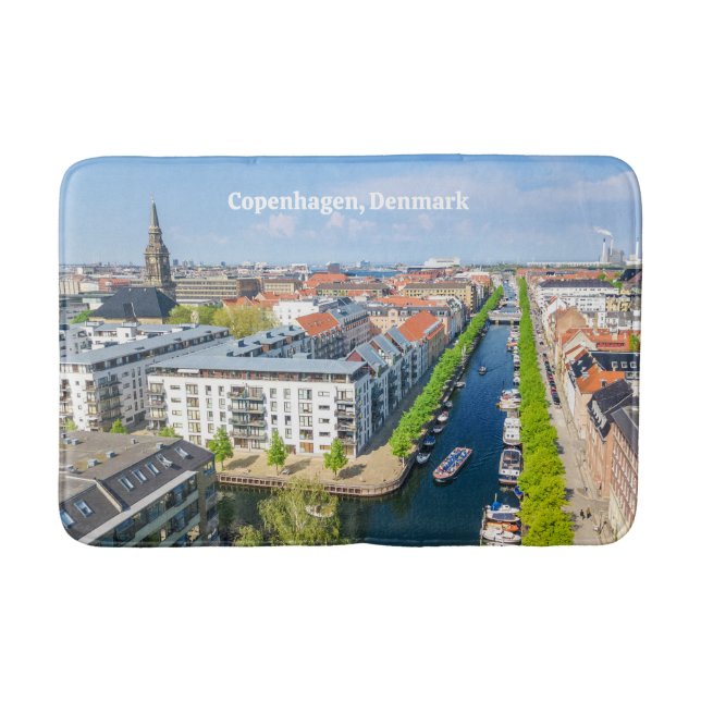 Kopenhagen Dänemark Badematte (Vorderseite)