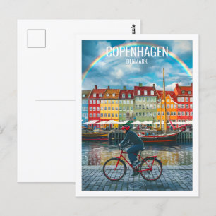 Kopenhagen Dänemark Berühmter Reiseort Postkarte