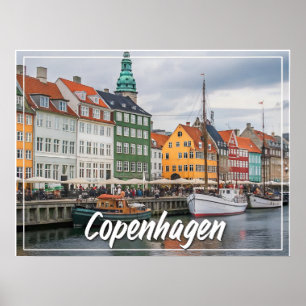 Kopenhagen, Dänemark - Charmantes Skandinavien Poster