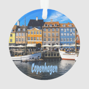 Kopenhagen Dänemark Hauptstadt Canal Zuhause Nyha Ornament