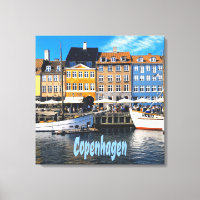 Kopenhagen Dänemark Hauptstadt Canal Zuhause Nyhav
