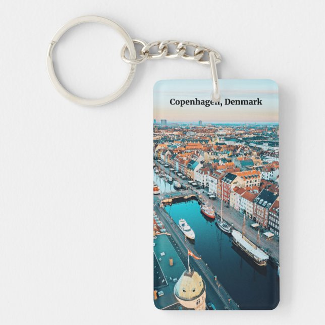 Kopenhagen, Dänemark landschaftliches Foto Schlüsselanhänger (Vorderseite)