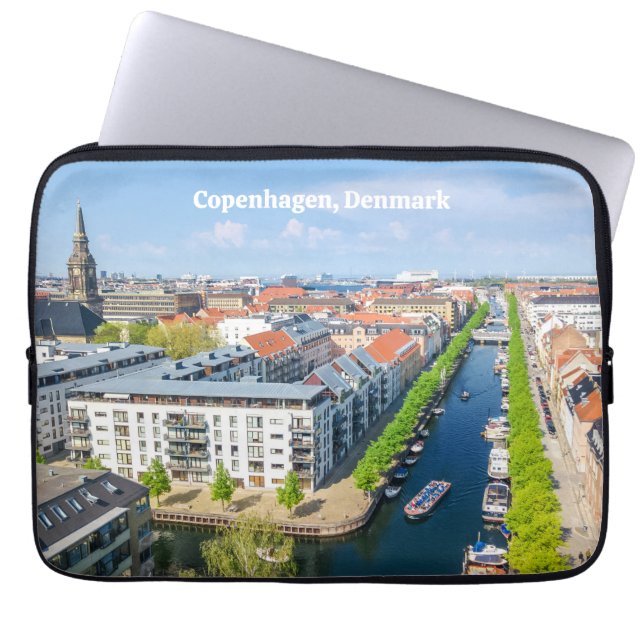 Kopenhagen Dänemark Laptopschutzhülle (Vorderseite)