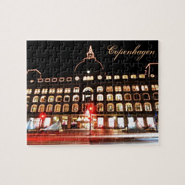Kopenhagen, Dänemark nachts (Horizontal)