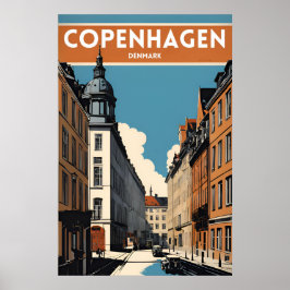 Kopenhagen Dänemark Poster