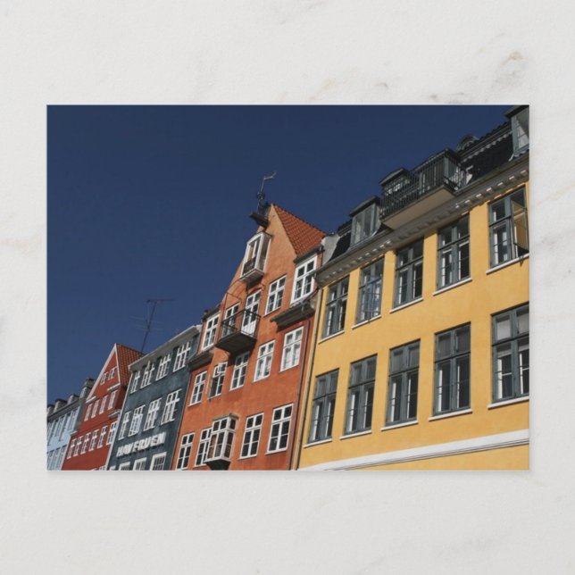 Kopenhagen Dänemark Postkarte (Vorderseite)