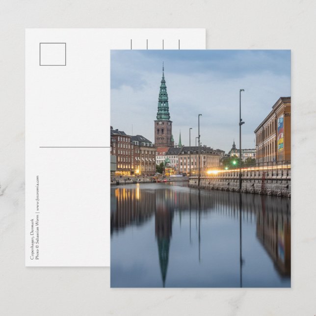 Kopenhagen Dänemark Postkarte (Vorne/Hinten)