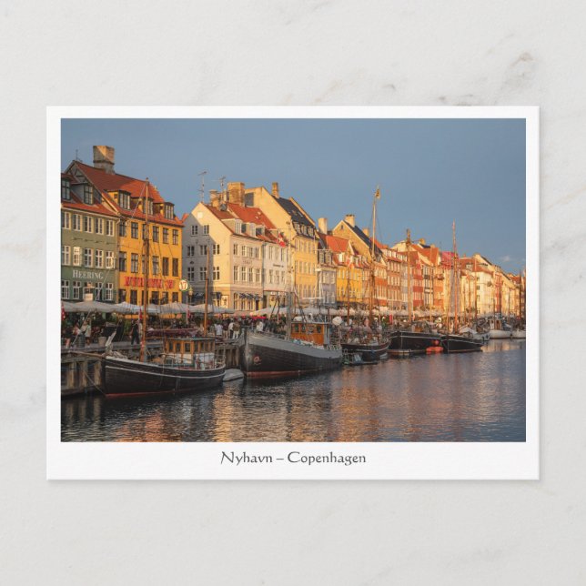 Kopenhagen Dänemark Postkarte (Vorderseite)