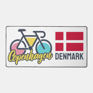 Kopenhagen Dänemark Radfahren Schreibtischunterlage