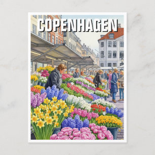 Kopenhagen Dänemark - Reise Postkarte