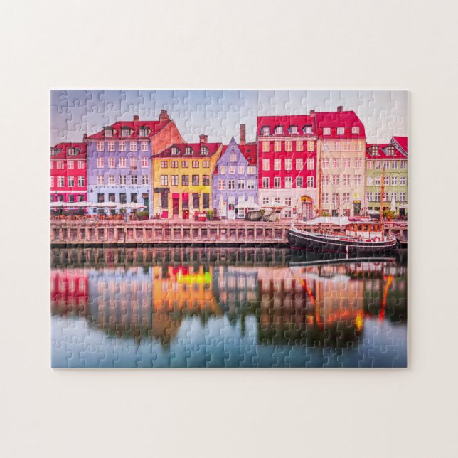 Kopenhagen, Dänemark - Reise-Postkarte (Horizontal)