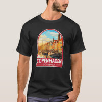 Kopenhagen Dänemark Reisekunst Vintag