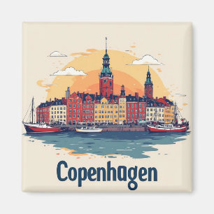 Kopenhagen Dänemark Reiseziel Sammler Magnet