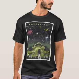 Kopenhagen Dänemark Vintage Reise T-Shirt