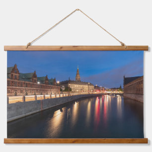 Kopenhagen Dänemark Wandteppich Mit Holzrahmen