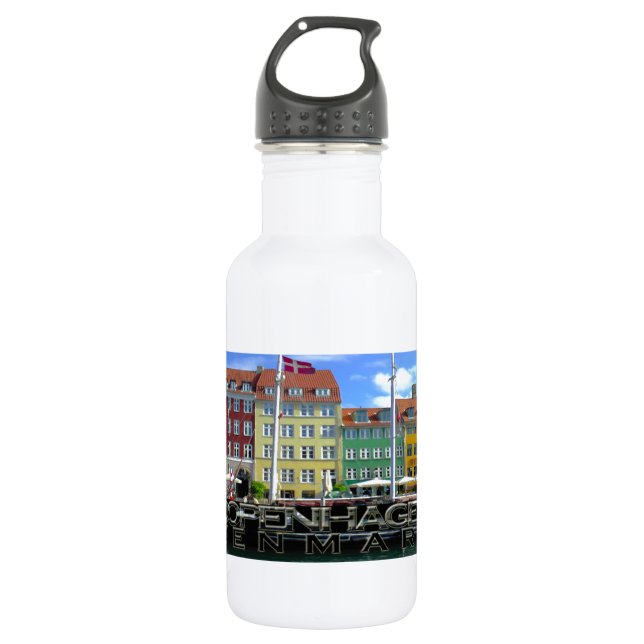 Kopenhagen Edelstahlflasche (Vorderseite)
